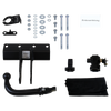 AUTO-HAK Trekhaak afneembaar incl. TowTec elektrische set 7polig specifiek