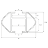 Dakdrager Menabo PickUp 135 cm