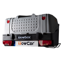 Transportbox voor op de trekhaak TowBox V1 grijs