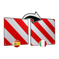 Waarschuwingsbord voor Spanje en Italië Waarschuwingsbord voor Spanje en Italië