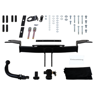 AUTO-HAK Trekhaak afneembaar incl. TowTec elektrische set 7polig universeel
