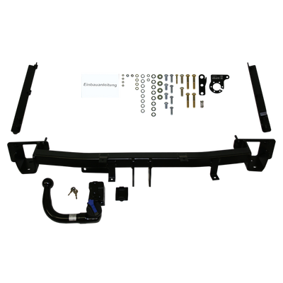 AUTO-HAK Trekhaak afneembaar incl. TowTec elektrische set 7polig specifiek