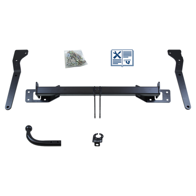 AUTO-HAK Trekhaak stijf incl. TowTec elektrische set 7polig universeel