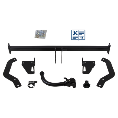 AUTO-HAK Trekhaak afneembaar incl. ECS elektrische set 7polig specifiek