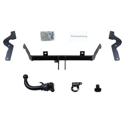 AUTO-HAK Trekhaak afneembaar incl. TowTec elektrische set 7polig universeel