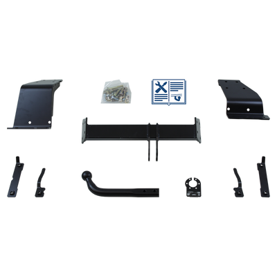 AUTO-HAK Trekhaak stijf incl. TowTec elektrische set 7polig universeel