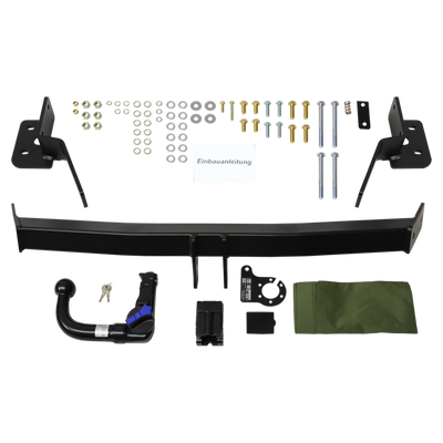 AUTO-HAK Trekhaak afneembaar incl. TowTec elektrische set 7polig universeel