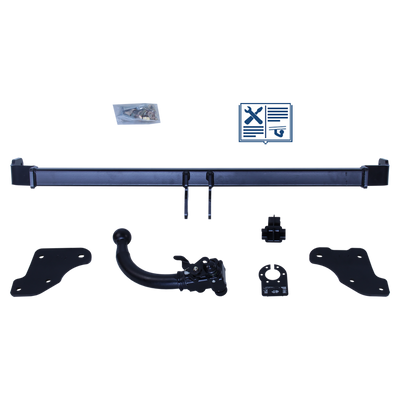 AUTO-HAK Trekhaak afneembaar incl. TowTec elektrische set 7polig universeel