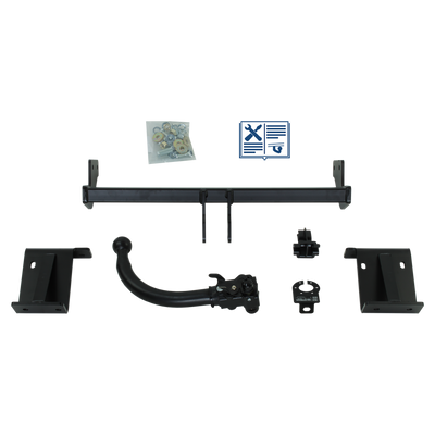 AUTO-HAK Trekhaak afneembaar incl. TowTec elektrische set 7polig specifiek