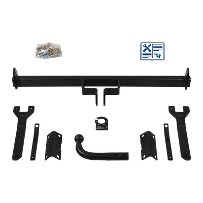 AUTO-HAK Trekhaak stijf incl. TowTec elektrische set 7polig specifiek