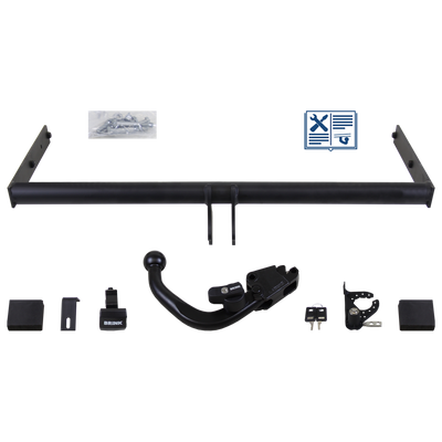 Brink Trekhaak afneembaar incl. TowTec elektrische set 7polig universeel