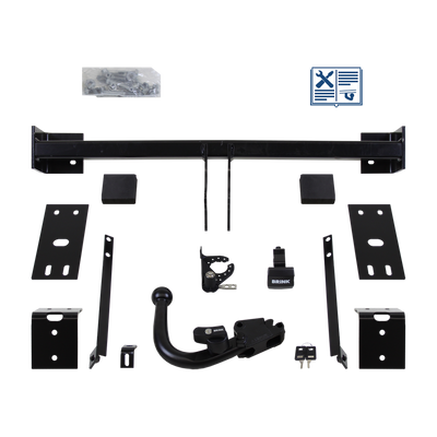 Brink Trekhaak afneembaar incl. TowTec elektrische set 7polig specifiek