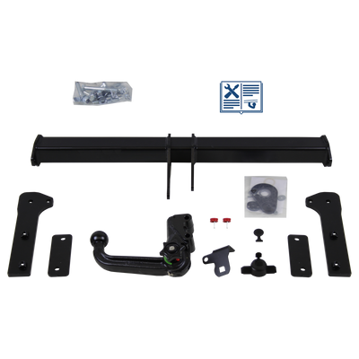 Westfalia Trekhaak afneembaar incl. TowTec elektrische set 7polig universeel