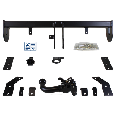 AUTO-HAK Trekhaak afneembaar incl. TowTec elektrische set 7polig specifiek