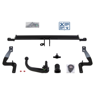 Westfalia Trekhaak afneembaar incl. TowTec elektrische set 7polig universeel