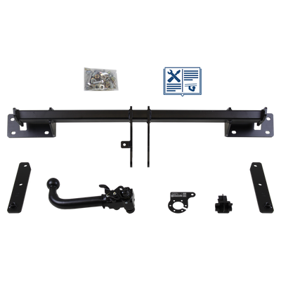 AUTO-HAK Trekhaak afneembaar incl. TowTec elektrische set 7polig specifiek