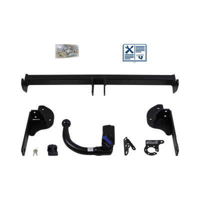 AUTO-HAK Trekhaak afneembaar incl. ECS elektrische set 7polig specifiek