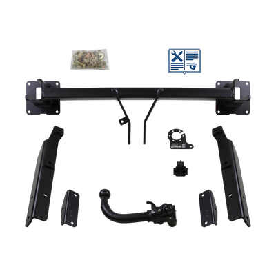 AUTO-HAK Trekhaak afneembaar incl. TowTec elektrische set 7polig specifiek