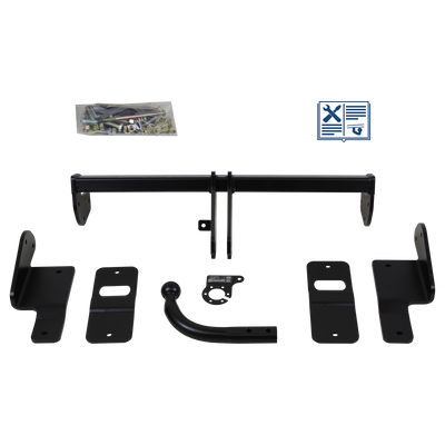 AUTO-HAK Trekhaak stijf incl. TowTec elektrische set 7polig specifiek