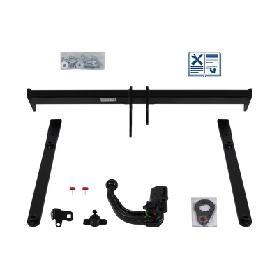 Westfalia Trekhaak afneembaar incl. TowTec elektrische set 7polig specifiek + adapter