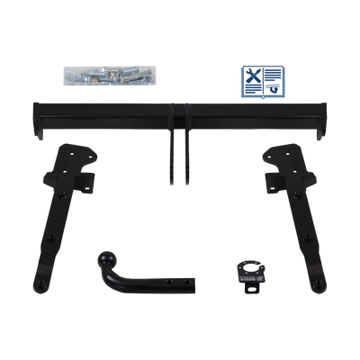 AUTO-HAK Trekhaak stijf incl. TowTec elektrische set 7polig specifiek