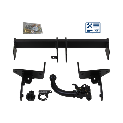 AUTO-HAK Trekhaak afneembaar incl. TowTec elektrische set 7polig specifiek