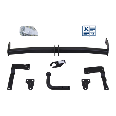 GDW Trekhaak stijf incl. TowTec elektrische set 7polig universeel