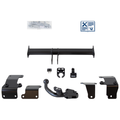 Brink Trekhaak afneembaar incl. TowTec elektrische set 7polig universeel