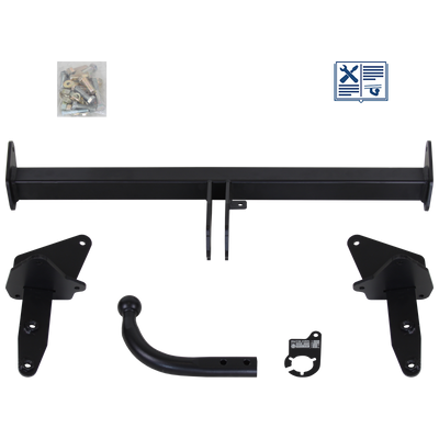 AUTO-HAK Trekhaak stijf incl. TowTec elektrische set 7polig specifiek