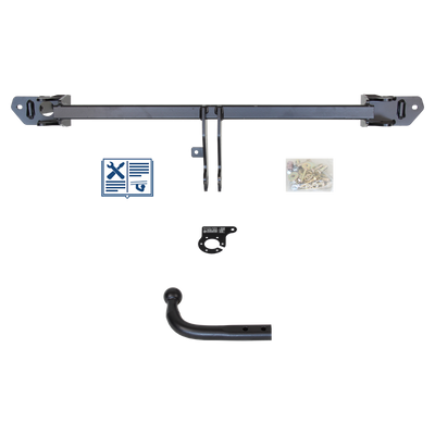 AUTO-HAK Trekhaak stijf incl. TowTec elektrische set 7polig universeel