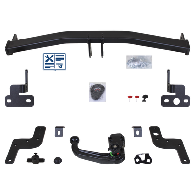 Westfalia Trekhaak afneembaar incl. TowTec elektrische set 7polig universeel