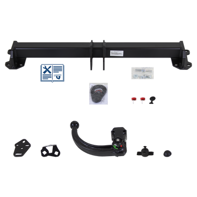 Westfalia Trekhaak afneembaar incl. TowTec elektrische set 7polig universeel