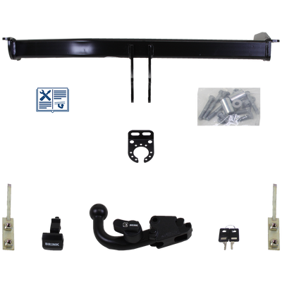 Brink Trekhaak afneembaar incl. TowTec elektrische set 7polig universeel
