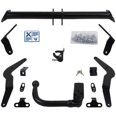Brink Trekhaak afneembaar incl. TowTec elektrische set 7polig universeel