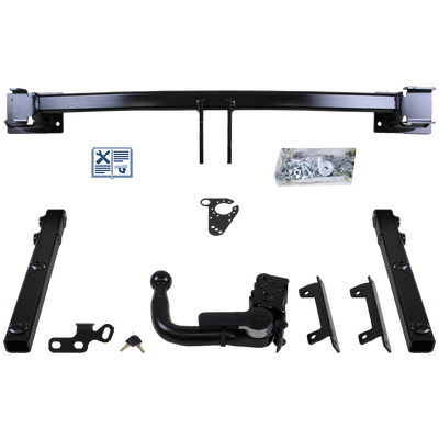 GDW Trekhaak afneembaar incl. TowTec elektrische set 13polig specifiek