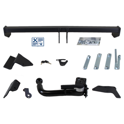 GDW Trekhaak afneembaar incl. TowTec elektrische set 7polig specifiek