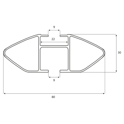 Dakdrager G3 Clop airflow 110 cm