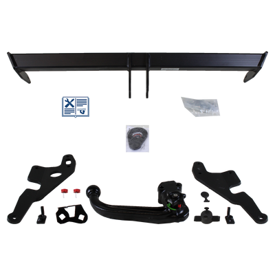 Westfalia Trekhaak afneembaar incl. TowTec elektrische set 7polig specifiek