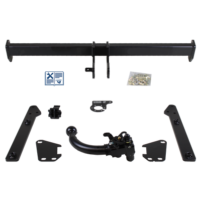 AUTO-HAK Trekhaak afneembaar incl. TowTec elektrische set 7polig specifiek