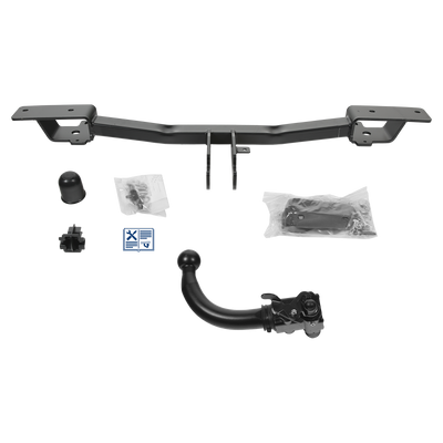 AUTO-HAK Trekhaak afneembaar incl. TowTec elektrische set 7polig specifiek