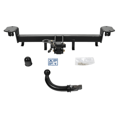 AUTO-HAK Trekhaak afneembaar incl. TowTec elektrische set 7polig specifiek