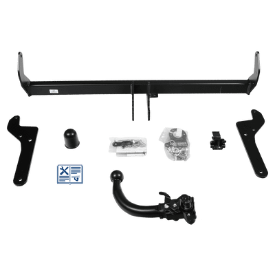 AUTO-HAK Trekhaak afneembaar incl. TowTec elektrische set 7polig specifiek