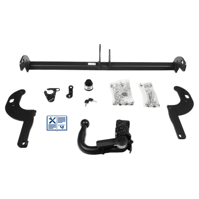 GDW Trekhaak afneembaar incl. TowTec elektrische set 7polig specifiek