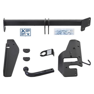 Hak-Pol Trekhaak stijf incl. TowTec elektrische set 7polig universeel