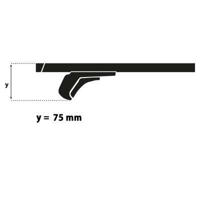 Dakdrager Menabo Ariete 81,5 - 119,5 cm