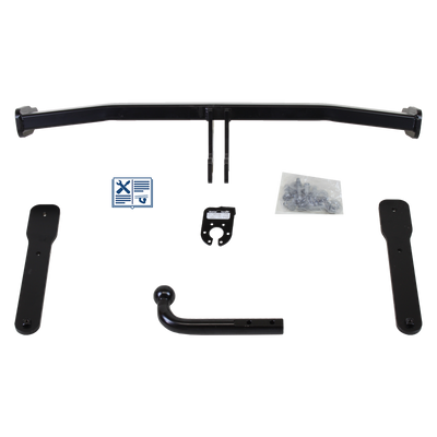 TowCar Trekhaak stijf incl. TowTec elektrische set 7polig universeel