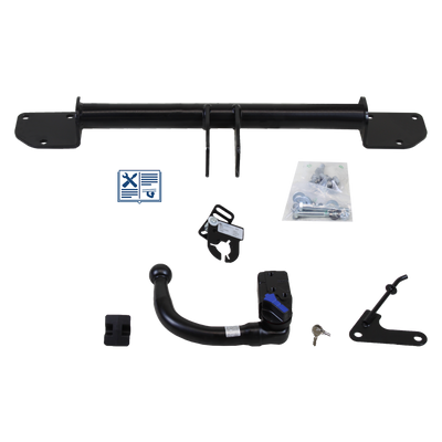 HOOK Trekhaak afneembaar incl. TowTec elektrische set 7polig specifiek