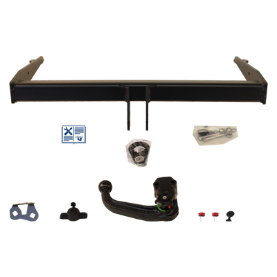 Westfalia Trekhaak afneembaar incl. TowTec elektrische set 7polig specifiek