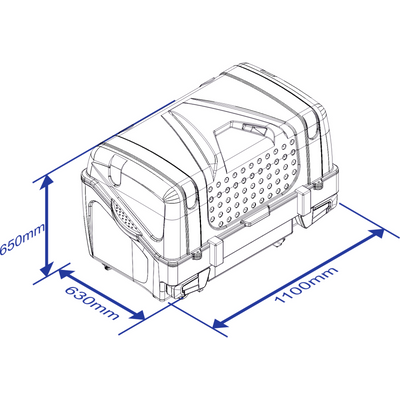 Achterbox TowBox V1 zwart