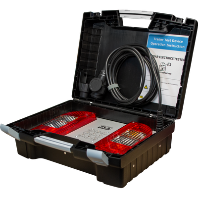 Testkoffer om te testen of de contactdozen naar behoren functioneren